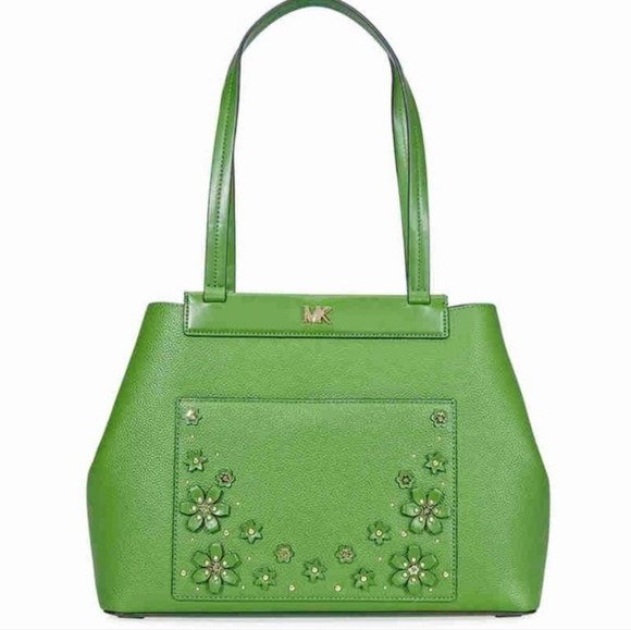 KORS Michael Kors Meredith Floral | True Green | Lg. Tote | Shoulder bag - Picture 12 of 12
